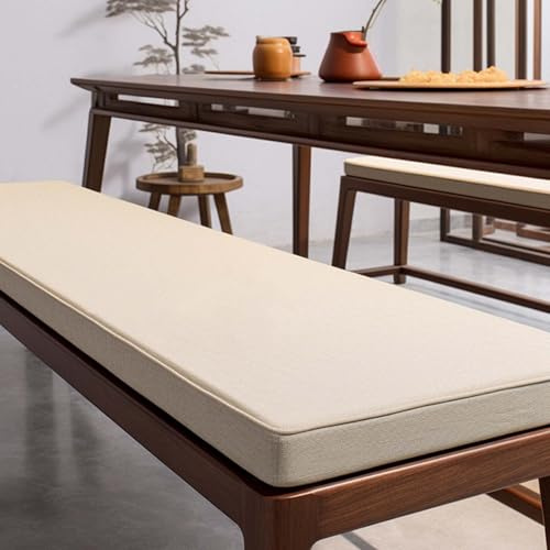 Cojín antideslizante para banco de interior, 30 x 200 cm, para comedor, cómodo Sitzkissen para banco de cerveza, banco suave, perfecto para decoración del hogar