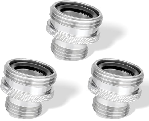 3 Pcs Ball End Shower Arm Adapter，Converting Old Fashioned Ball Shower Arm To 1/2” Standard Fittings，Fit Standard Shower Head 14un 16un Is Suitable For Most Old-Fashioned Ball Head Shower Arms