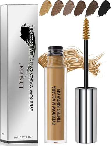 Blonde Eyebrow Gel Tint,Long Lasting Waterproof Eye Brow Dye Glue for Women | Tinted Eyebrow Gel, Smudge-Proof Eye Brow Tinting, Color Liquid Mascara Brow Filler Stain, Thanksgiving Christmas Eye Makeup