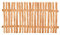 BooGardi Zaunelement Haselnuss · 144 Größen · 80 x 200 cm (3-4 cm) · Staketenzaun Bausatz für Lattenzaun/Bretterzaun · Gartenzaun Holzzaun