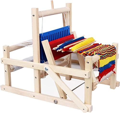HYNAK Métier à tisser, métier à repriser en bois, outil de tissage, grand peigne pour les étudiants débutants, à partir de 3 ans