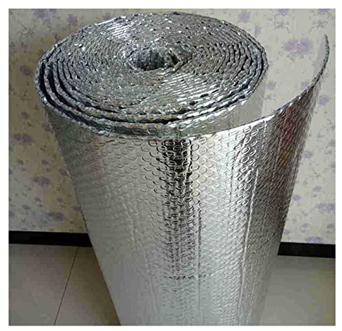 Self-adhesive Foil Insulation Ideal Insulation Packaging Easy To Install Bubbles Suitable For Attics, Lofts, Sheds, Caravans, Boats, Greenhouses, Pet Houses And Garage Vapour B(Size:1x15m(3.2x49.2ft))