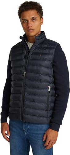 Tommy Hilfiger Hombre Chaleco Packable Recycled Chaleco acolchado