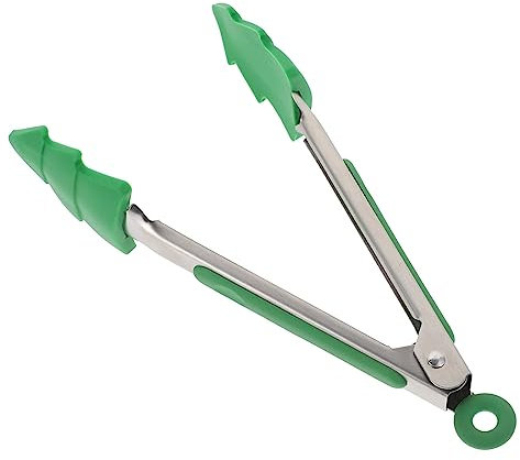 MAGICLULU Stainless Steel Christmas Tree BBQ Tongs Barbecue Clip for Meat Clamp Serving Clamps for Kitchen Cooking Tools