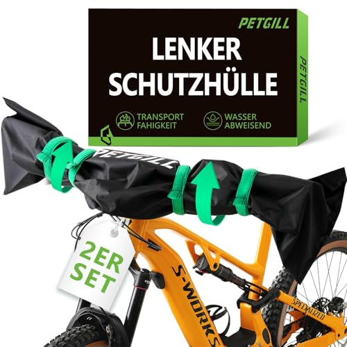 Confezione da 2 protezioni per manubrio Ebike, per il trasporto, accessori per bicicletta, impermeabile, resistente all'umidità e alla polvere, per bicicletta, accessori da campeggio