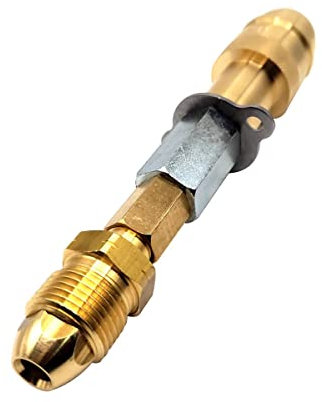 LPG GPL Euronozzle UK Propane Gas Bottle Tank Filler Adapter Swivel with None Return Valve