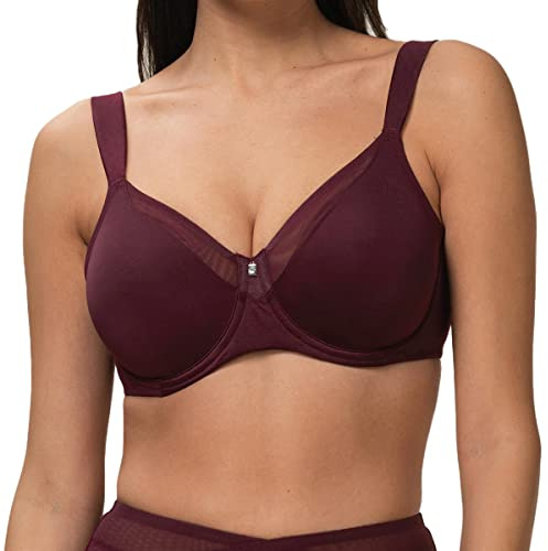 Triumph True Shape Sensation Minimizer BH – Mit Komfort-Bügel und weichem Jersey-Material – Claret