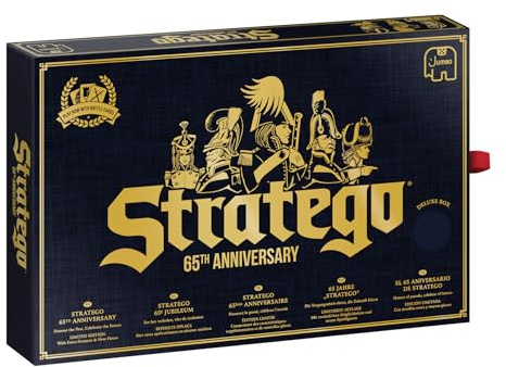 Jumbo - Stratego – 65 Jahre Jubiläumsversion Strategiespiele, 5 x 16 x 24, Blau, ab 8 Jahre, Limited Edition