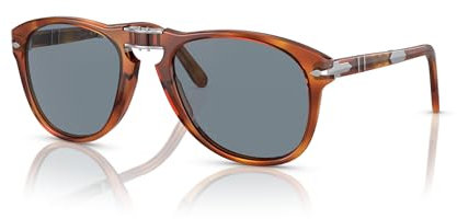 Persol STEVE MCQUEEN LIMITED EDITION PO 0714SM Terra Di Siena/Light Blue Folding 54/21/140 Unisex Sonnenbrillen