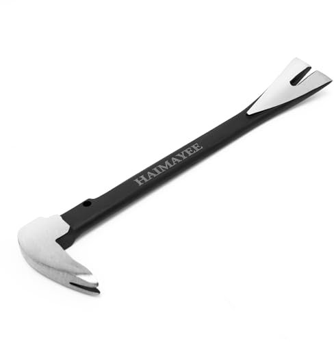 Palanca de Hierro Para Clavos de Precisión,Pie de Cabra,Barra de garra,Palanca Para Quitar Clavos 25cm