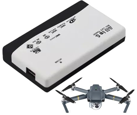 Lector de Tarjetas Multipuerto, Lector de Tarjetas USB 2.0,Lector de Tarjetas USB 2.0 de Alta Velocidad de diseño 6 en 1 - Lector de Tarjetas de Alta Velocidad para cámara, Vista y Uso comparti