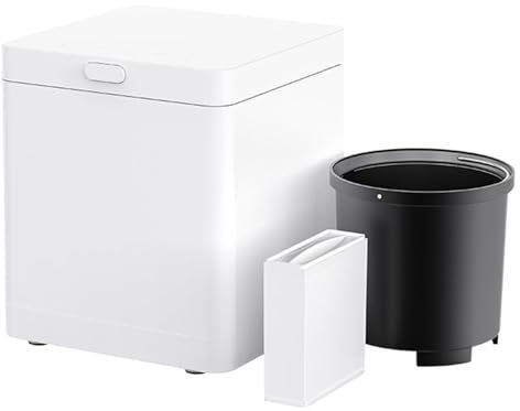 Electric Kitchen Composter, 2.5L Large Capacity Odorless Smart Compost Bin, with Updated Grinding Blade, Scrap Food Waste To Dry Compost for Plants