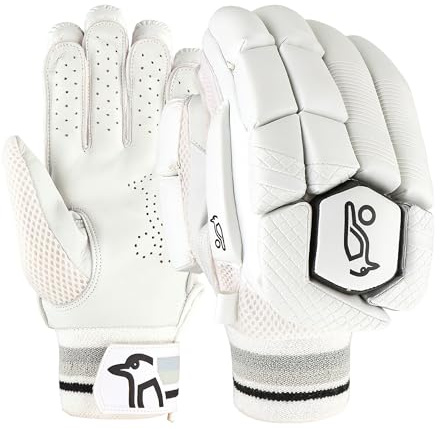 Kookaburra Ghost 4.1 Batting Gloves - Adult Right Hand, White