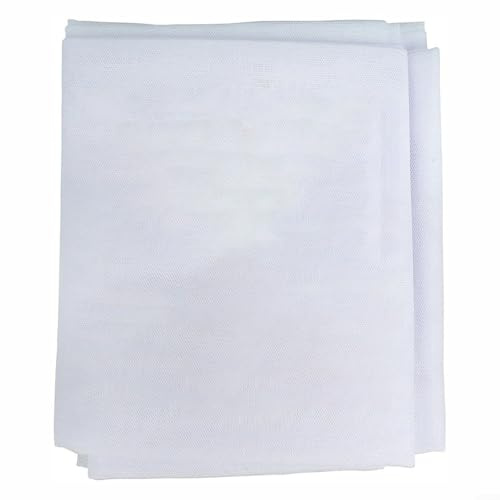 Snowchecking Red de protección contra insectos Red de malla fina para jardín Red de malla que permite aire y luz mientras protege las plantas (blanco)