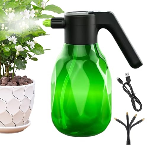 Spruzzatore da giardino, dispositivo di irrigazione portatile da 2 l, bottiglia automatica per piante, per prato, cortile, pulizia auto, fiori, verdure e fertilizzazione