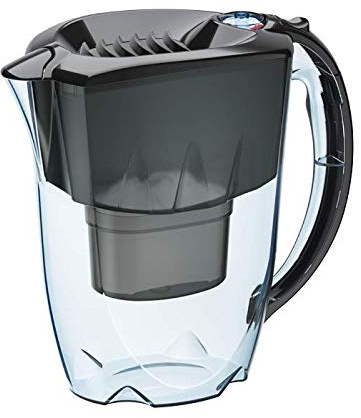 Aquaphor 4744131010502 Filterkanne Amethyst, schwarz Plus Kartusche B100-25 Maxfor