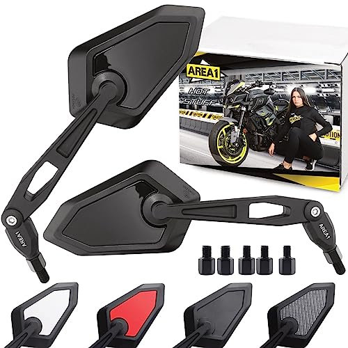 Area1 Rückspiegel Spiegel Set kompatibel mit WR 125R / WR 125X / WR 125R / WR 450 F, GP (V39)