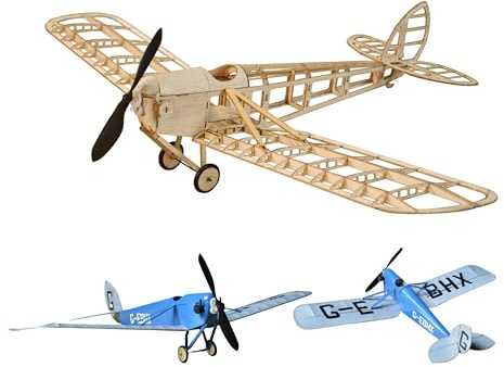Your Day Mate DH.53 Humming Bird Slow Flyer Kit Modèle d'Avion RC, Échelle 1:20, Envergure 500 mm, Kit de Construction à Construire Soi-même