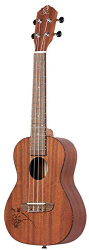 Ortega Guitars Konzert Ukulele Linkshänder – Akustisch – Bonfire Series – Sapele, Natur (RU5MM-L)