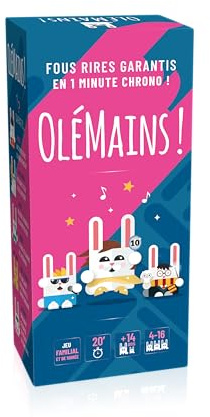 OLE MAINS ! | Jeu de société Familial et de soirée | Fous rires garantis Entre Adultes & Ados, Famille & Amis | 600 Cartes et Fabriqué en Europe | Idée Cadeau Noël