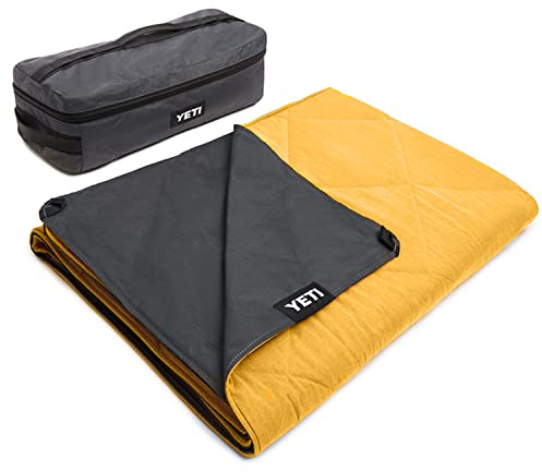 YETI Lowlands Blanket, Multi-Use Blanket with Travel Bag, Alpine Yellow
