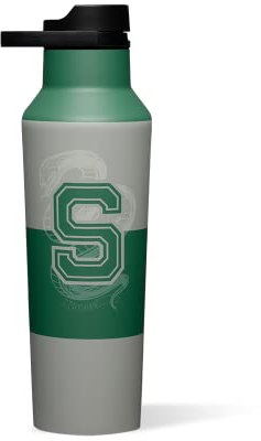 Corkcicle Harry Potter Slytherin Insulated Canteen Travel Water Bottle, Triple Insulated Stainless Steel, Keeps Beverages Cold for 25 Hours or Warm for 12 Hours, 20oz