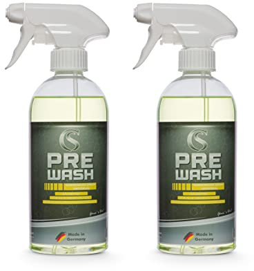 Car Sense Pre Wash Fahrzeug Vorreiniger 2x0,5 L Universalreiniger I Autopflege Reinigung von Fahrzeugen innen und außen auch als Polsterreiniger