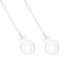 2pcs Universal Fridge Freezer Drain Hole Plunger Refrigeration Plunger,9.5cm Universal Freezer Drain Hole Plunger Drain Hole Plunger Device Refrigerator Accessories for Families,Restaurants,white