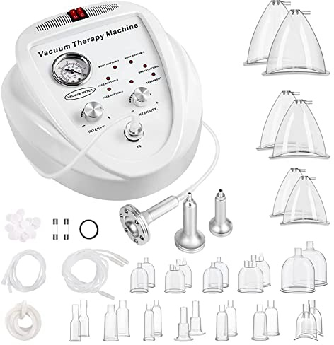 Multifunktionell Vakuumterapimaskin, Koppningsterapiset, Koppningsskrapning Kroppsmassager Med 30 Koppar Och 3 Pumpar