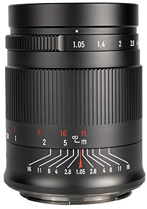 7artisans 50 mm f1.05 große Blende, Vollrahmenobjektiv, kompatibel mit Nikon Z-Mount-Kameras, manueller Fokus für Z50 Z7 Z6 Kameras