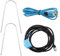 Create idea 2-teiliges Aux-In-Kabel für Autoradios 3,5mm Weiblicher Klinkenstecker und Männliches Klinkenkabel mit 2 Entfernungssätzen Kompatibel mit Delphi Kompatibel mit Bosch Auto FIAT 500