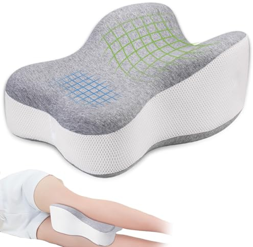GBKDQQ Cuscino per le ginocchia per dormire, supporto per fianchi, cuscino ortopedico per chi dorme sul fianco, sollievo dal dolore nella parte bassa della schiena, fianchi, sciatica, ginocchia