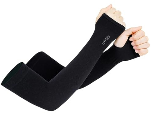 ZXTGBQ 3 Pares Mangas para Brazos Hombre Mujer Mangas de UV Protección Compresión Mangas para Running Bicicleta Golf Ciclismo