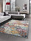 CARPETIA Teppich Outdoor Orientteppich Wohnzimmerteppich Ornamente bunt Größe 120x170 cm
