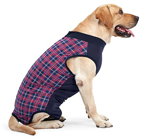 HEYWEAN Hundåterhämtningsdräkt spraydräkt för kvinnlig hundbody efter kirurgi hund onesie för kirurgi manlig hund kirurgisk väst ersättning återhämtningshalsband