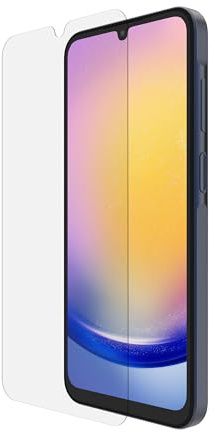 Belkin ScreenForce Proteggi schermo TemperedGlass per Samsung Galaxy A25 5G, antigraffio, vetro temperato, copertura totale, compatibile con custodie, cornice Easy Align per applicazione senza bolle