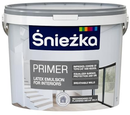 TRANS - PAL Primer White 10L – Interior Latex Base Coat | Improves Adhesion & Coverage | Breathable, Thick Application | Ideal for Plaster, Drywall & Cement | For Interior Use