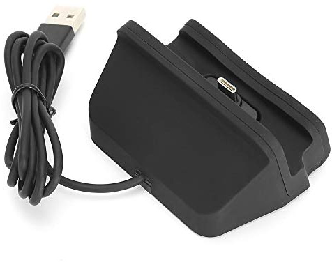 Tonysa Base de Carga para teléfonos móviles Tipo C XBX-01 Estación de Carga rápida Accesorios para teléfonos celulares Base de Carga Cargador de pie para el hogar y la Oficina(Negro)