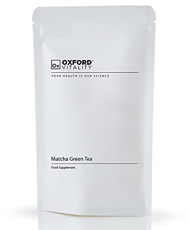 Matcha Green Tea Capsules | Non-GMO | Vegan | Rich in Polyphenols | Premium Quality | UK Made | Oxford Vitality (365 Capsules)