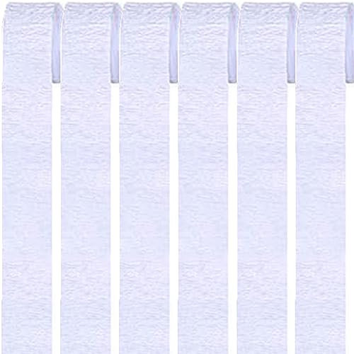 6 Rollen Weiß/Weiss Krepppapier,Regenbogen kreppbänder Hintergrund Luftschlangen Papier Rainbow Crepe Paper Bastelkrepp für Party Dekoration und Handarbeiten Papierkunst