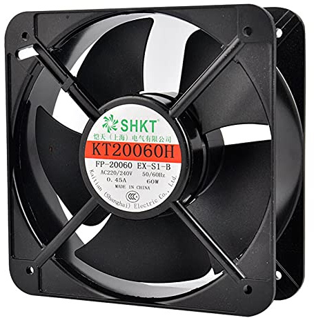Centrifugal Air Blower, Cooling Fan 220V 60W 0.45A Industrial Axial Fan Welding Cabinet Distribution Box Cooling Blower for Outdoor Barbecues Fire Bellow, Camping Cooking
