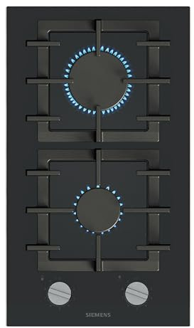 Domino Gaz 30cm 2 Feux Noir - ER3A6BI40