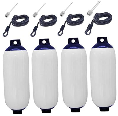 kowaku 4 Defensas para Barcos, Protección Premium para Yates, Barcos de Pesca Y Veleros.