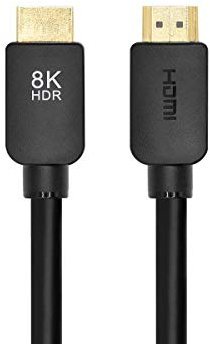 Monoprice 8K Certified Ultra High Speed HDMI 2.1 Cable - 48Gbps, Compatible with Sony PlayStation, Microsoft Xbox Series X and S, 10 feet, Black