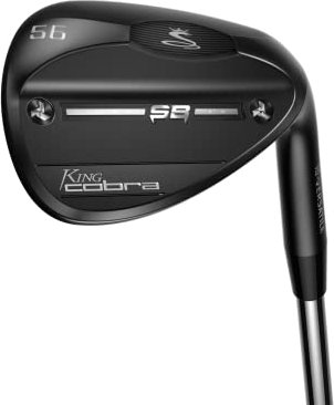 Cobra Golf 2022 King Snake Bite kil svart QPQ (herr, vänster hand, KBS Hi Rev 2.0 125, kil flex, mångsidig slipning, 52)