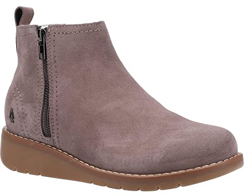 Hush Puppies Female Libby Boot, Taupe, 5