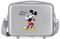 Trousse da toilette Disney 100 Mickey Joyful Adattabile Grigio 29x21x15 cm ABS rigido 9,14 L 0,63 kg