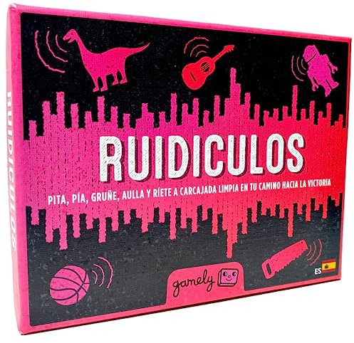 Gamely RUIDÍCULOS (Español) | El divertidísimo Juego de Bolsillo Donde tendrás Que Hacer Sonidos ridículos | Un Juego de Cartas para Toda la Familia Que hará reír a niños, jóvenes y Adultos