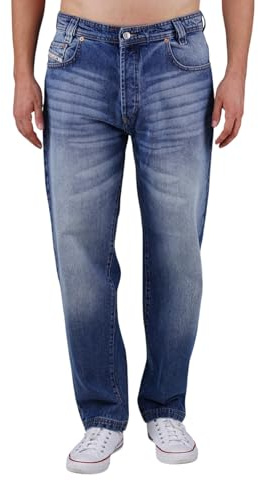 Picaldi® Zicco 472 Jeans | Loose & Relaxed Fit | Karottenschnitt Hose | Lässig & Locker Geschnitten (W31/L32, Montenegro)