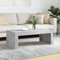Lalfkkii Couchtisch Wohnzimmer Modern Kaffee Tisch 102 x 50 x 36 cm Couch Dinner Tisch Niedriger Couchtisch Wohnzimmer Modernes Design Minimalistisch Grau Beton